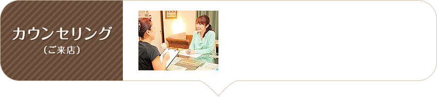 カウンセリング（ご来店）